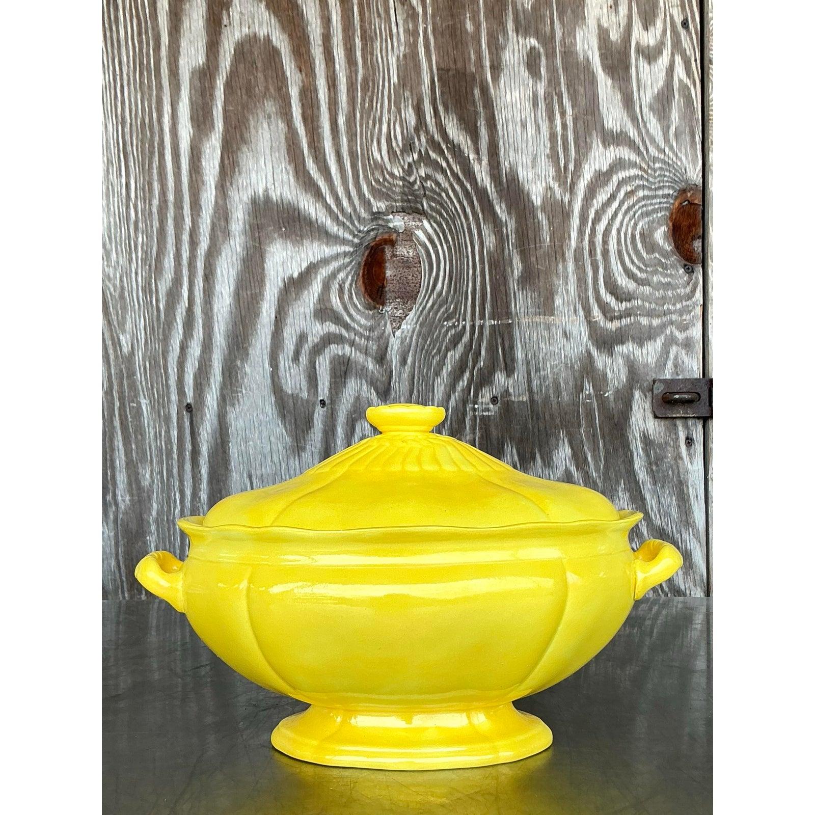 Americano Zuppiera in ceramica smaltata Vintage By in vendita