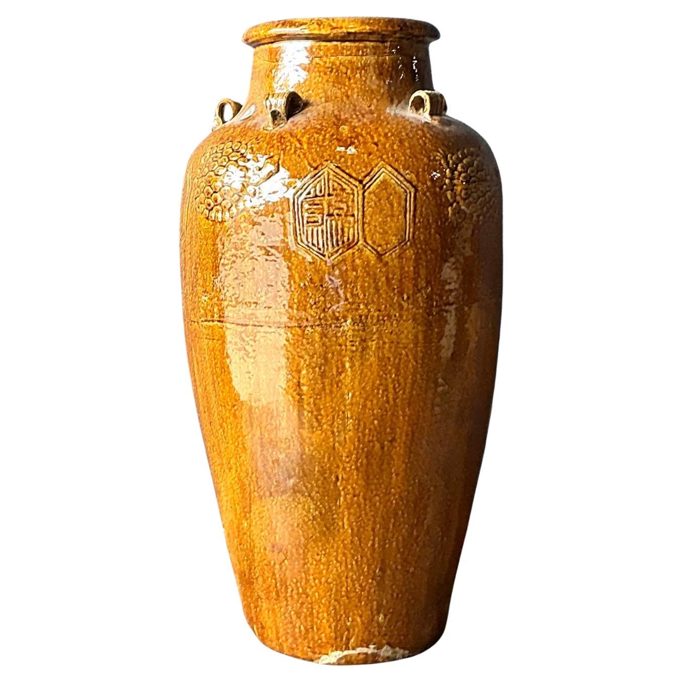 Urna in ceramica smaltata Vintage By