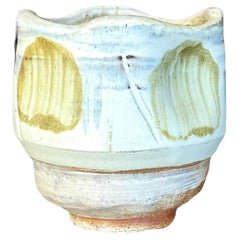 Vintage Boho Glazed Studio Pottery Vas