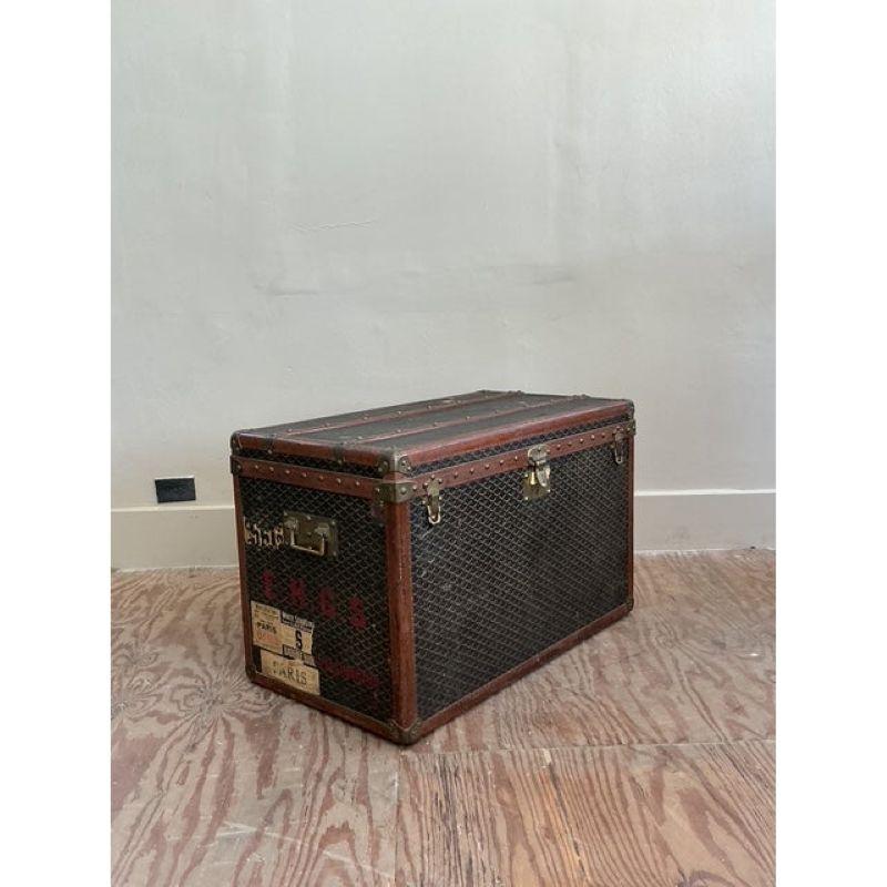 Malle à vapeur vintage Boho Goyard en vente 2