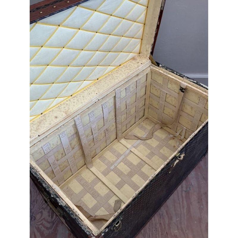 Malle à vapeur vintage Boho Goyard en vente 3