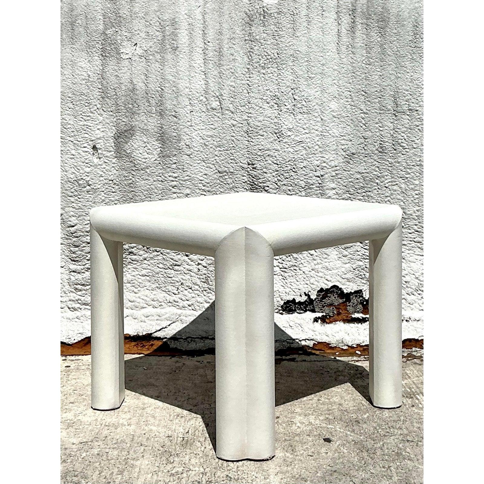 Mesa de juego de tela de hierba boho vintage en venta 2
