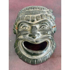 Vintage Boho Greek Comedy Face Mask