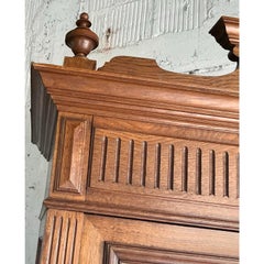 Vintage Boho Hand Carved Eastlake Linen Press