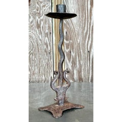 Vintage Boho Hand geschmiedet Kerzenleuchter