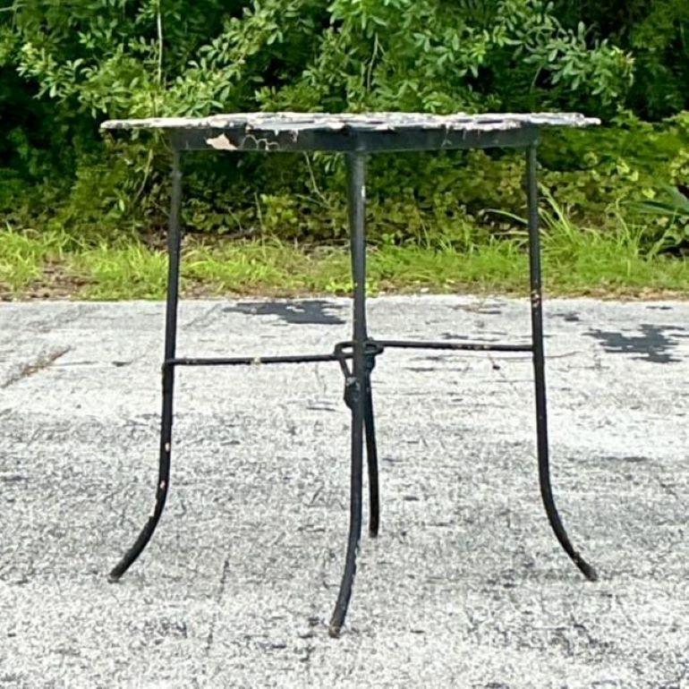 Vintage Boho Hand geschmiedet Hufeisen Tisch im Zustand „Gut“ im Angebot in West Palm Beach, FL