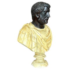 Busto de Hombre Vintage Boho Pintado a Mano