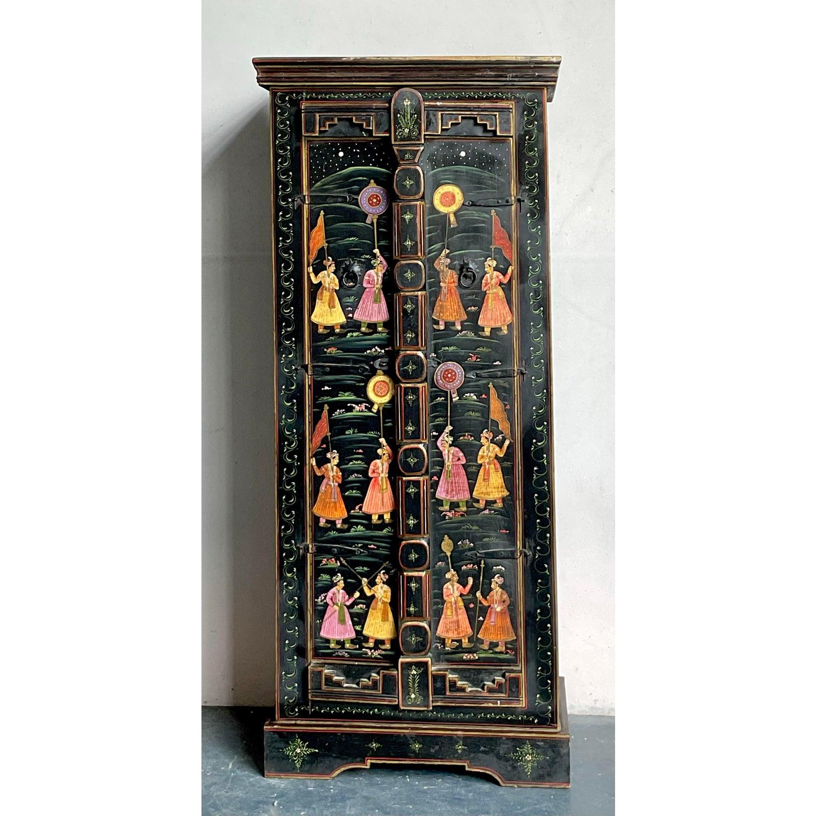 Armario Vintage Boho Pintado a Mano en venta 4