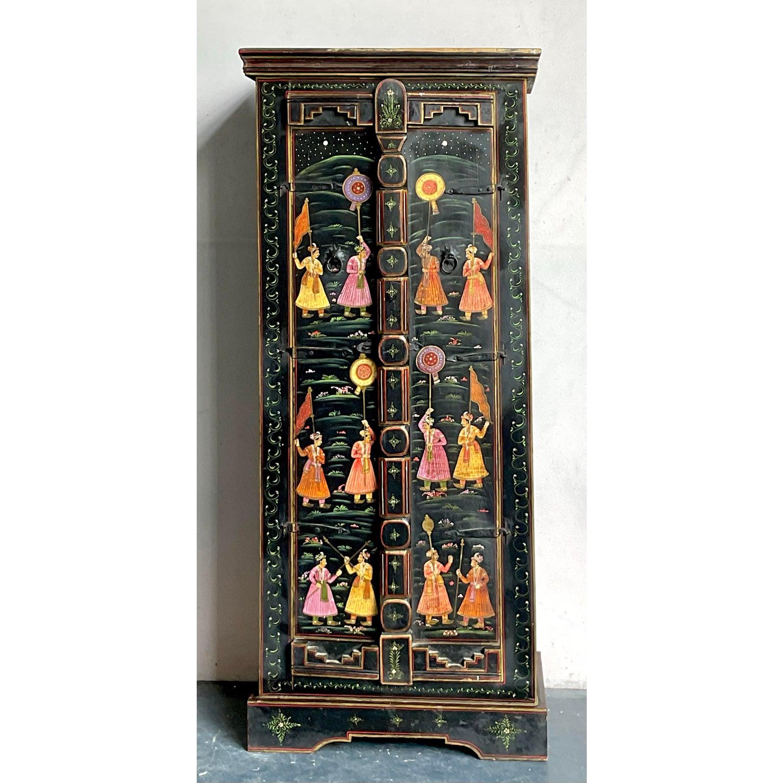 Armario Vintage Boho Pintado a Mano en venta 3