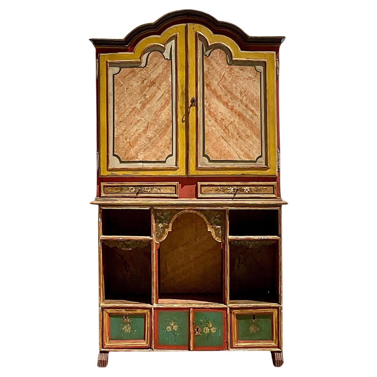 Vintage Boho Hand Painted Gypsy Wagon For Sale at 1stDibs