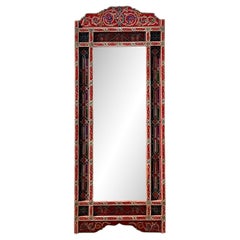 Vintage Boho Hand Painted Gypsy Wagon Mirror
