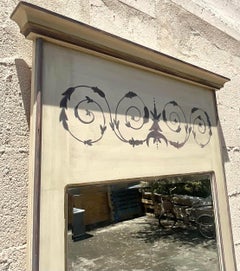 Vintage Boho Hand Painted Provençal Mirror