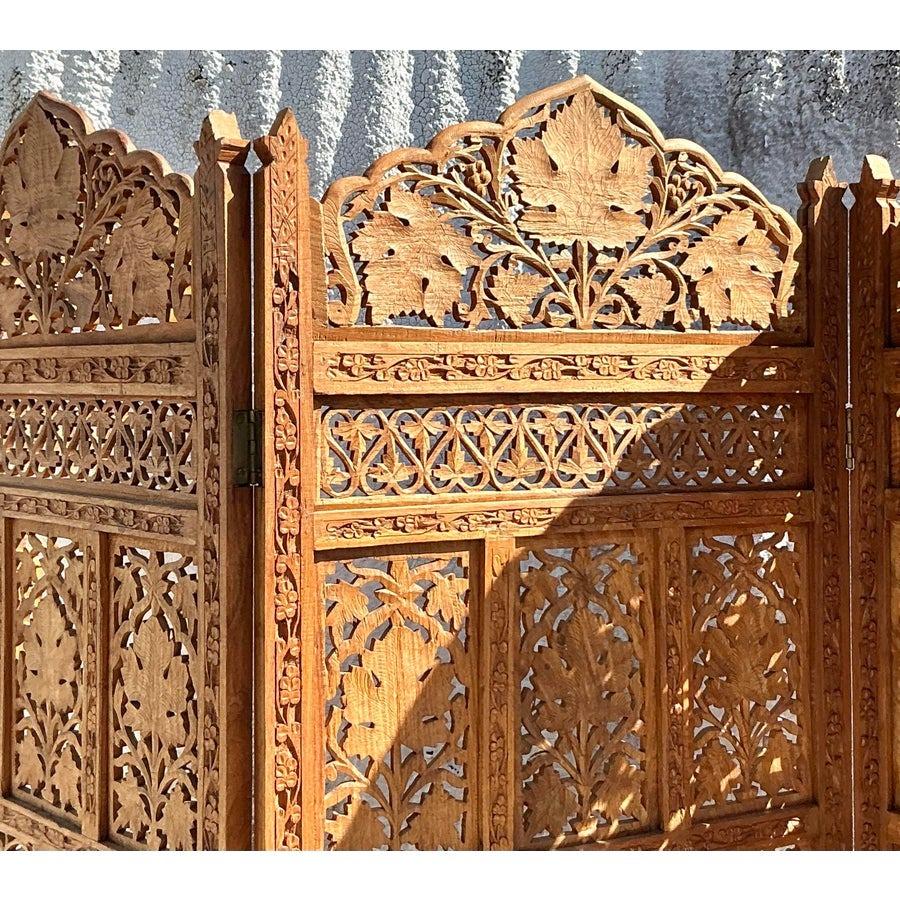 Vintage Boho Hand gemalt Umbrella Stand im Angebot 3