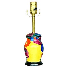 Vintage Boho Hand Painted Vanity Lamp