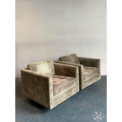 Sedie girevoli Harvey Probber d'epoca - Una coppia