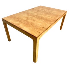 Used Boho Henredon Burl Wood Dining Table