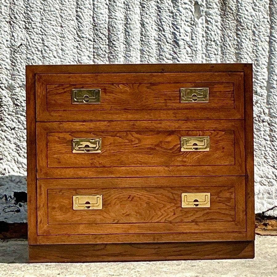 Mid-Century moderno Cassapanche Campaigner vintage in stile bohémien di Henredon in vendita