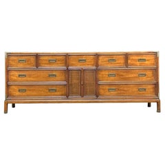 Vintage Boho Henredon Campaign Dresser