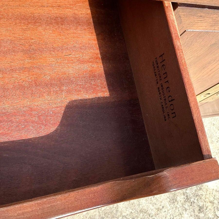 Vintage Boho Henredon Campaña Barra Seca Moderno de mediados de siglo en venta