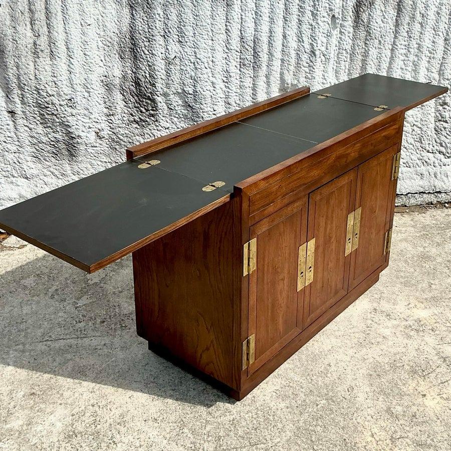 Vintage Boho Henredon Campaña Barra Seca en Bueno estado para la venta en West Palm Beach, FL