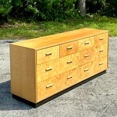 Vintage Boho Henredon Scene Two Burl Dresser