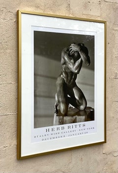 Vintage Boho Herb Ritts Staley Wise Gallery Show Poster