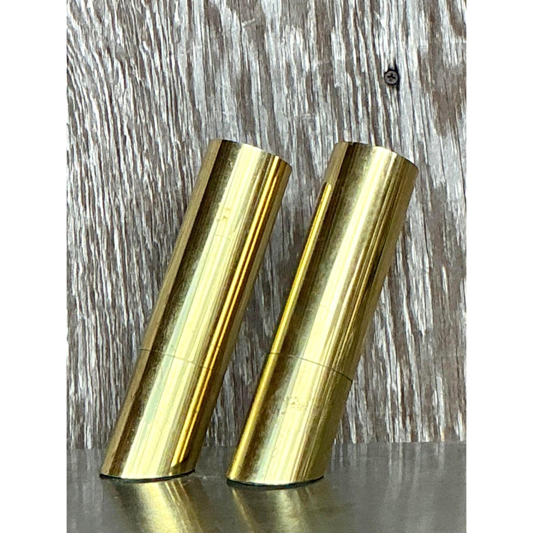 Vintage Boho Heyco Brass Spotlight Lamps - a Pair 1