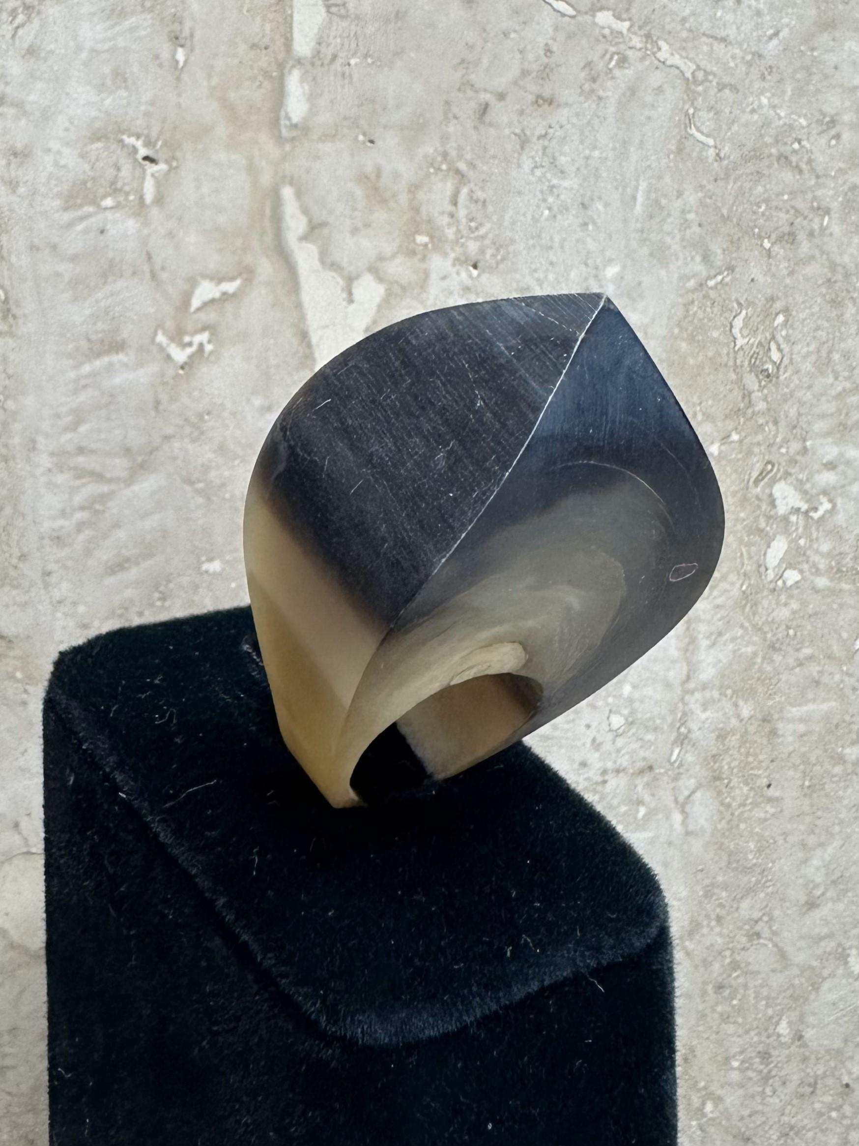 A Vintage Boho Horn Ring is a striking piece of jewelry that captures the spirit of bohemian style—earthy, natural, and artisanal. Horn rings, typically crafted from buffalo horn, stag horn, or camel bone, are popular in boho fashion for their