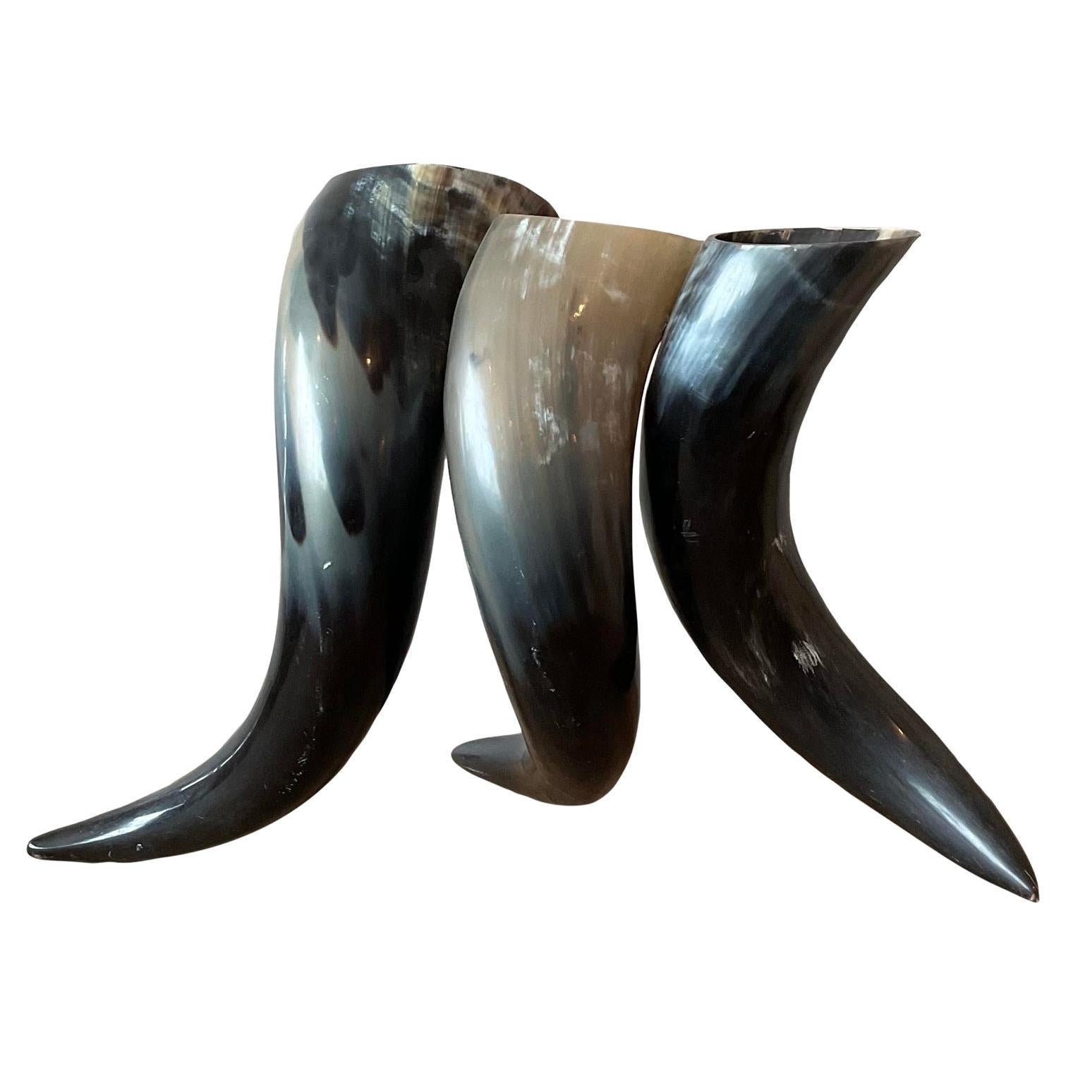 Vaso Trio Boho Horn Vintage