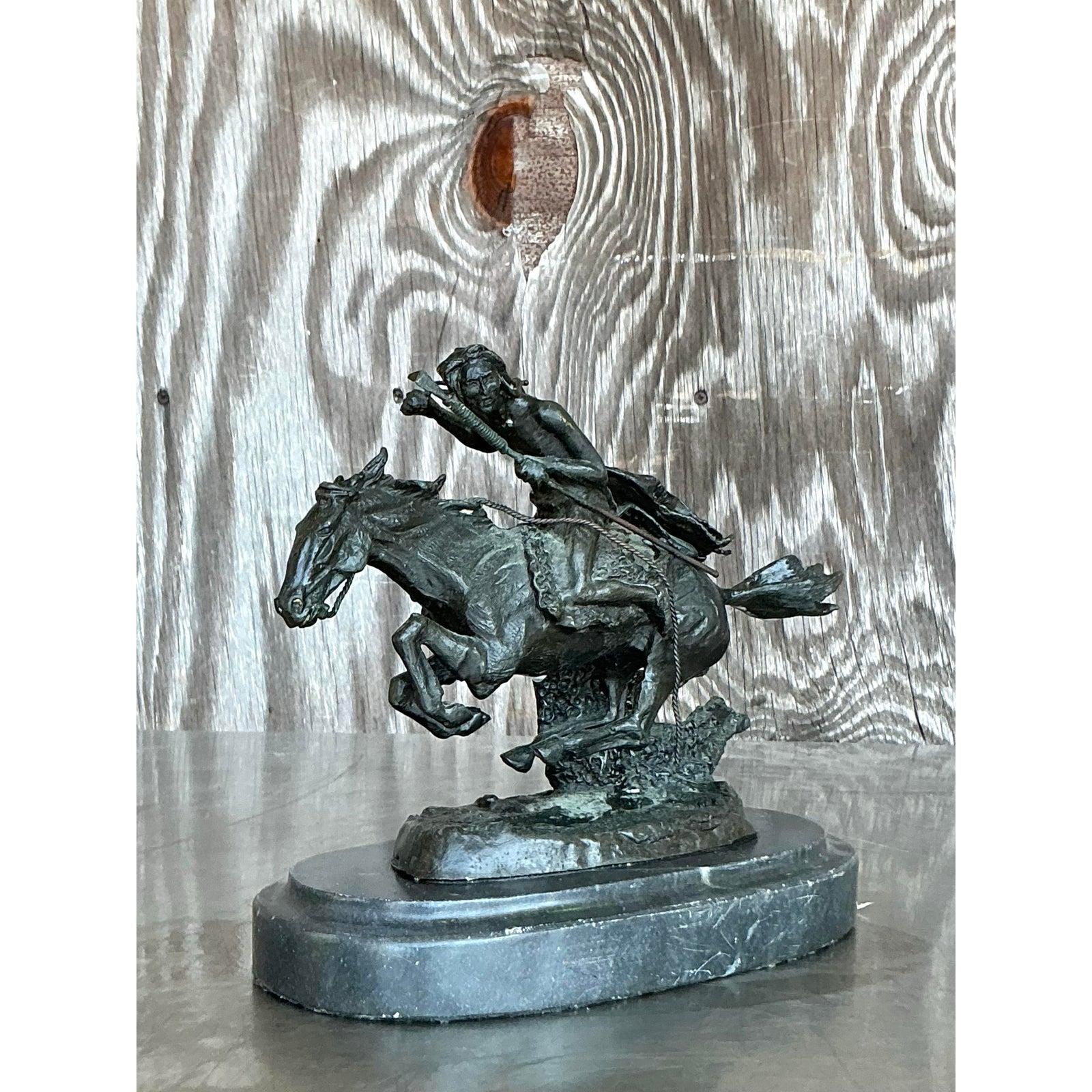 Cavallo e cavaliere boho vintage In condizioni buone in vendita a west palm beach, FL