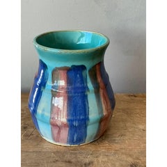 Vintage Boho Hull Pottery Glazed Ceramic Vase