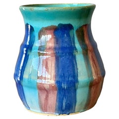 Vintage Boho Hull Pottery Glazed Ceramic Vase