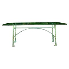 Vintage Boho Ilana Goor Patinated Bronze Signed and Numbered 4/100 Dining Table