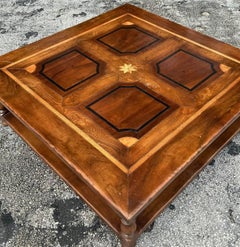 Vintage Boho Inlaid Coffee Table