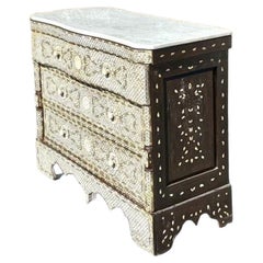Vintage Boho Inlay Chest Alf Drawers