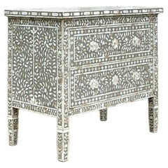 Vintage Boho Inlay Chest of Drawers