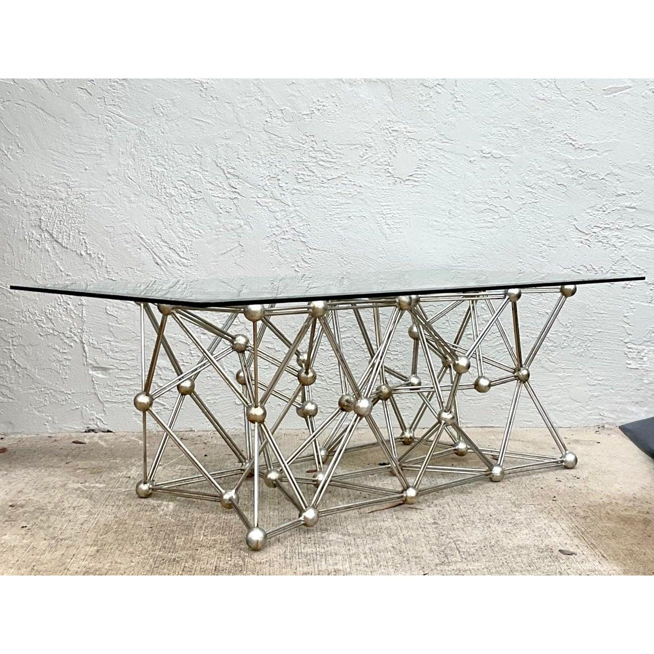 Vintage Boho Interlocking Molekül Couchtisch (20. Jahrhundert) im Angebot