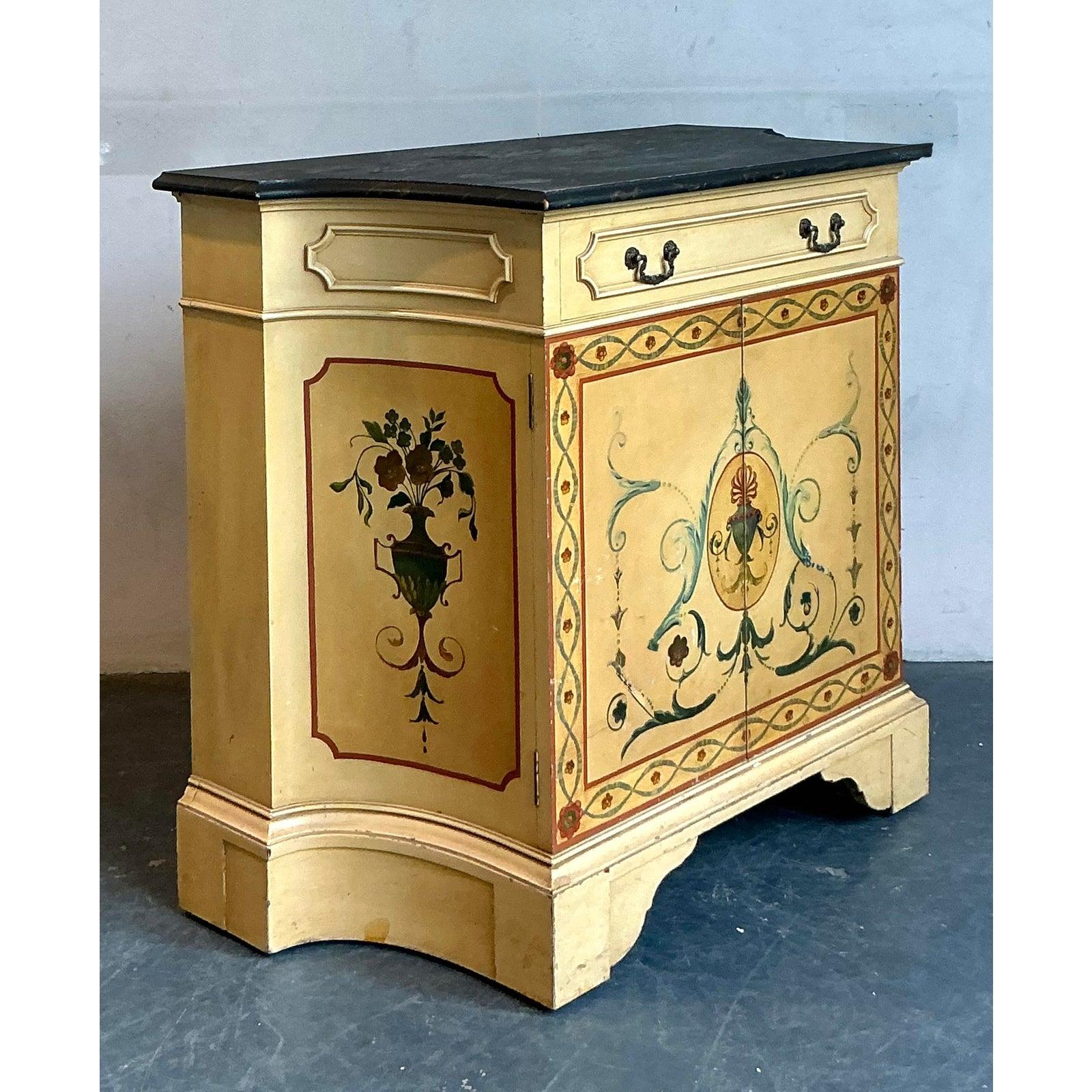 Vintage Boho Irving & Casson Handgemaltes Sideboard im Zustand „Gut“ im Angebot in West Palm Beach, FL