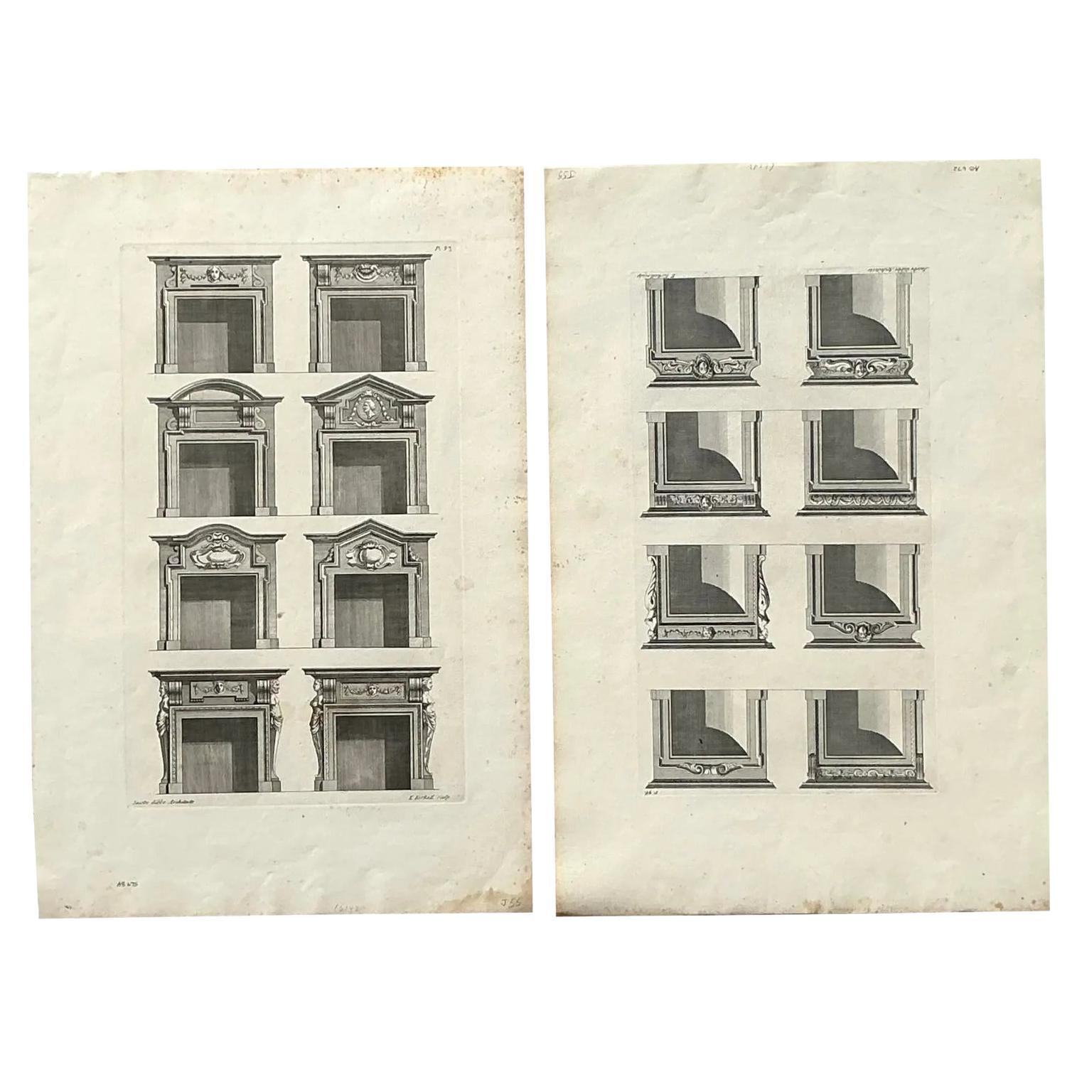 What is a door pediment?