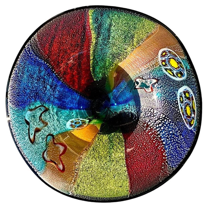 Cuenco Vintage Boho Italian Art Glass After Murano