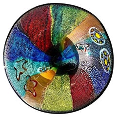 Cuenco Vintage Boho Italian Art Glass After Murano