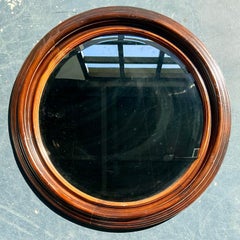 Vintage Boho Italian Baker Milling Road Millwork Mirror