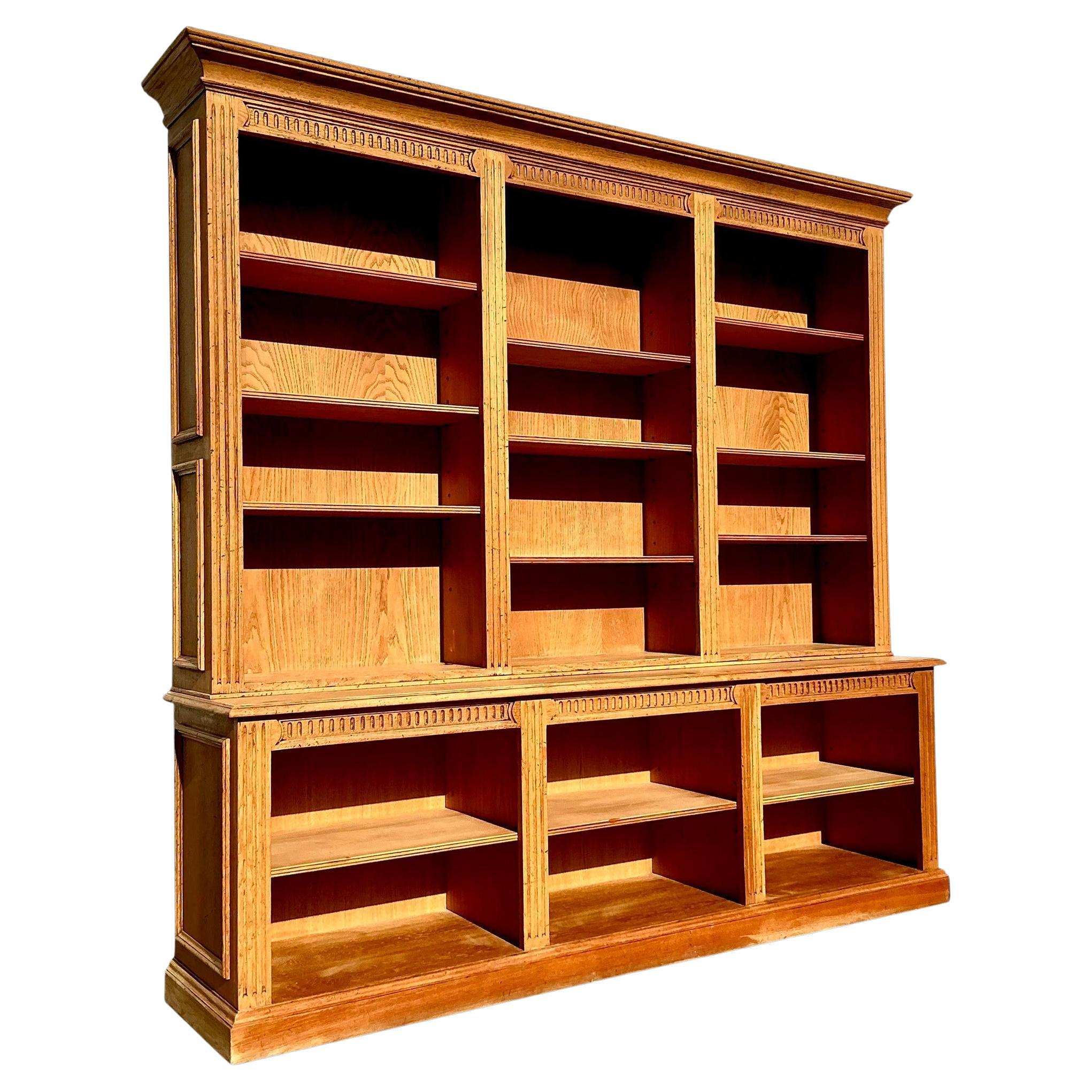 Vintage Boho Italian Bloomingdale’s Bookcase