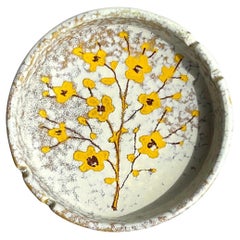 Posacenere floreale italiano vintage Boho
