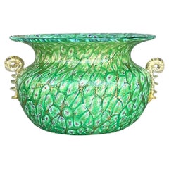 Bol en verre italien vintage Boho d'après Murano