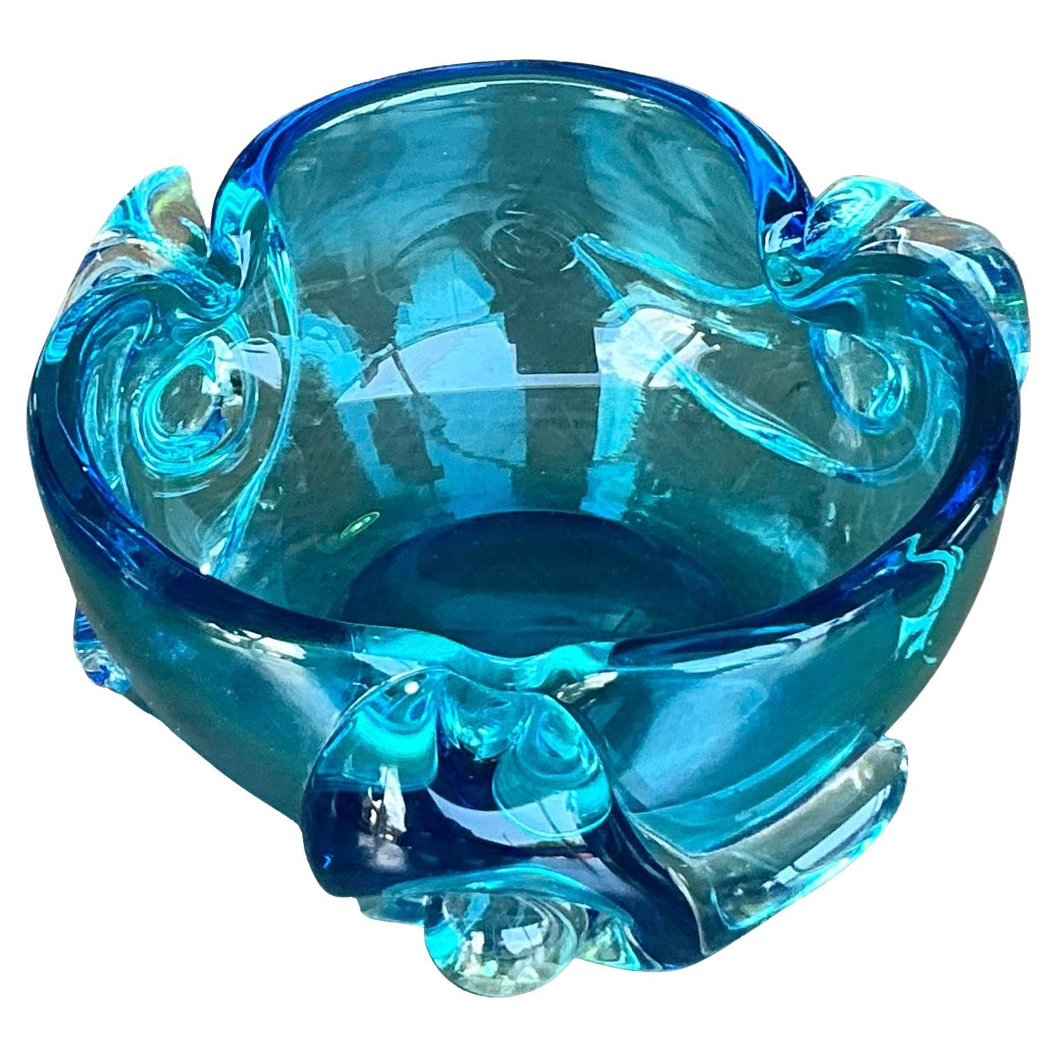 Vintage Boho Italian Glass Cuenco De Murano