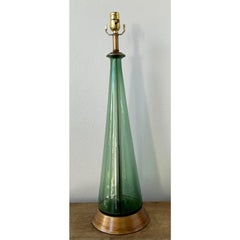 Vintage Boho Italian Glass Lamp