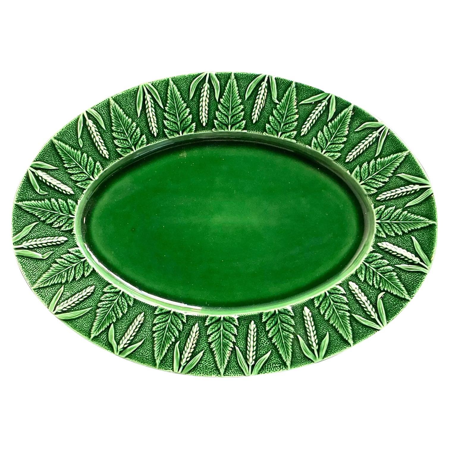 Vintage Boho Italian Glazed Ceramic Platter