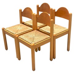 Italienische Boho-Padova-Stühle im Vintage-Stil nach Hank Lowenstein, 4er-Set
