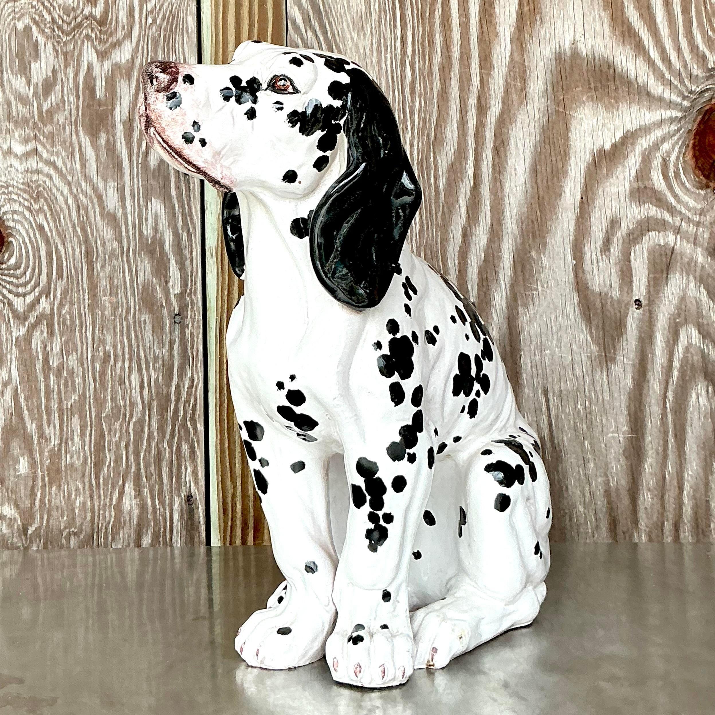 XX secolo Dalmata in terracotta italiana vintage Boho in vendita